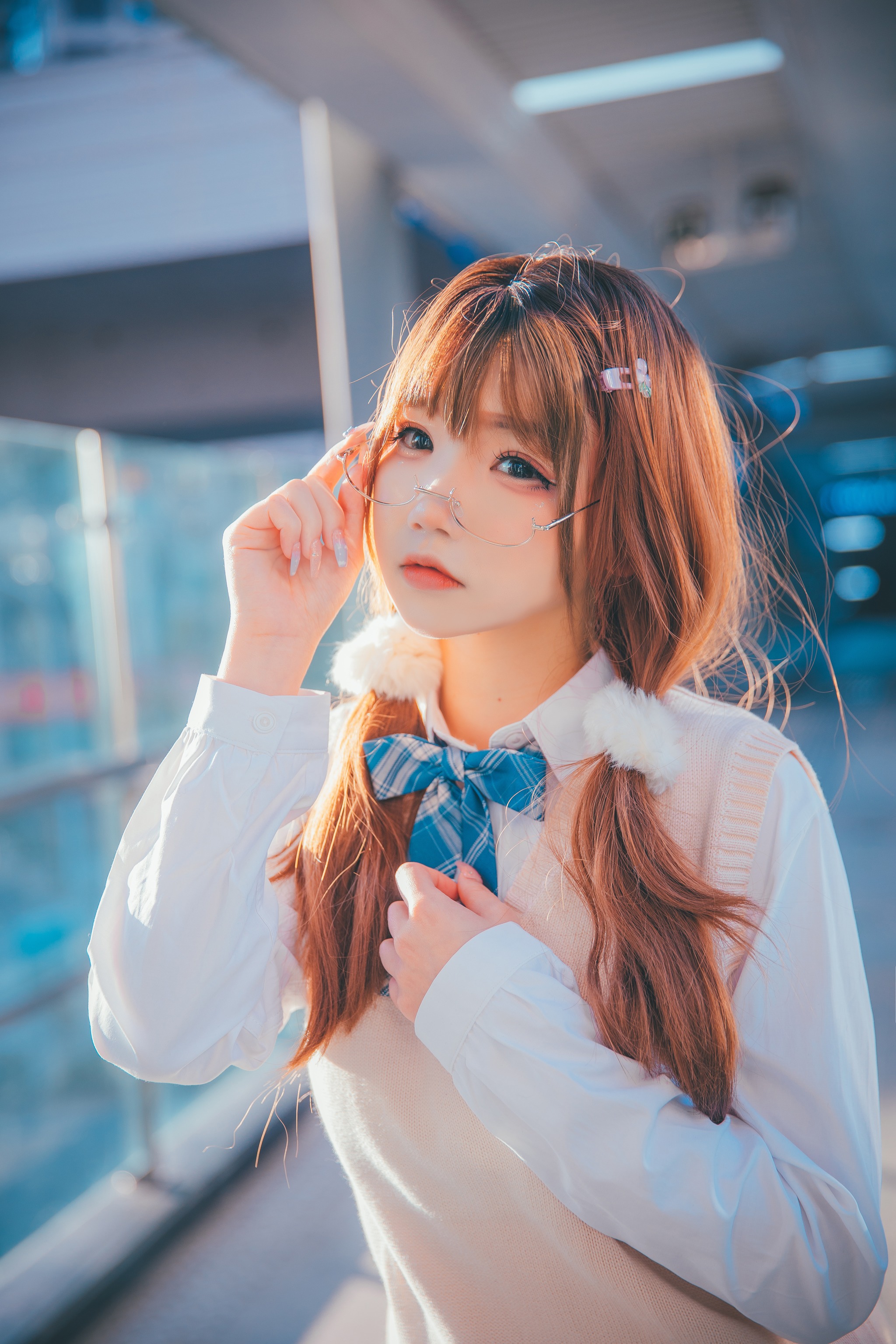 雪琪SAMA - NO.056 JK夕阳[25P]-XikXak